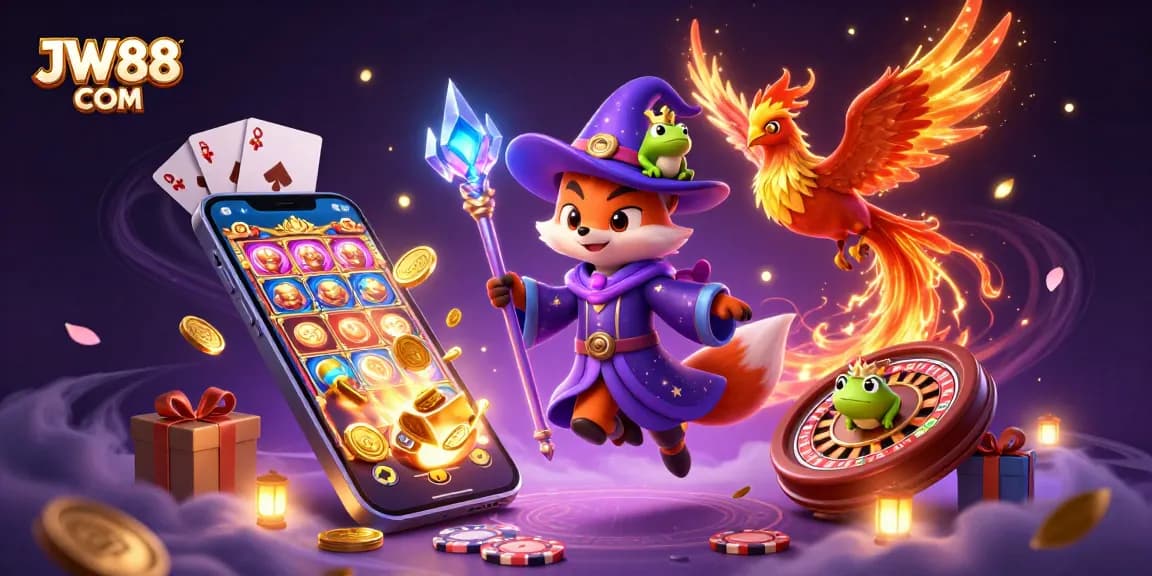 Spin the reels and light up your wins at JW88 COM with enchanting casino action!