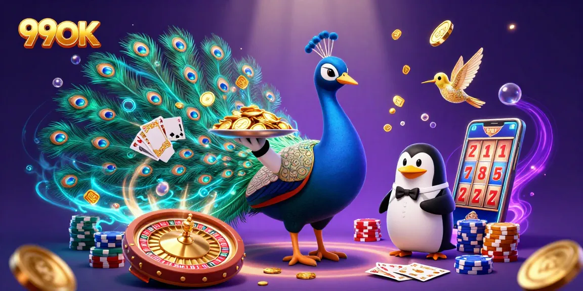 Win big with 99OK as the vibrant casino scene showcases exciting games and immersive visuals.