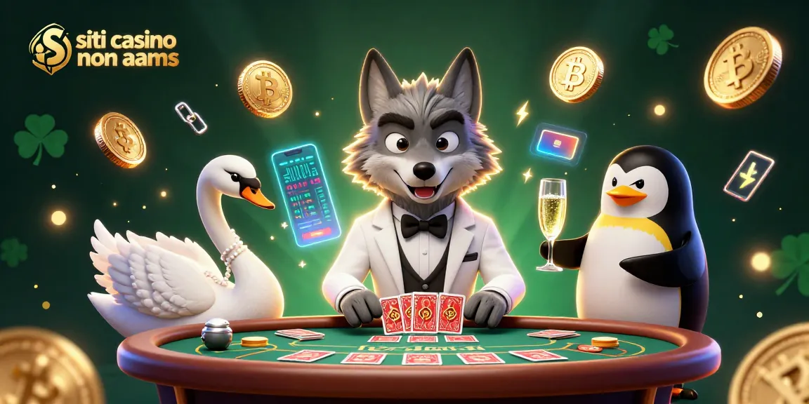 Experience the thrill of siti casino non aams with engaging characters around a baccarat table and dynamic game elements.